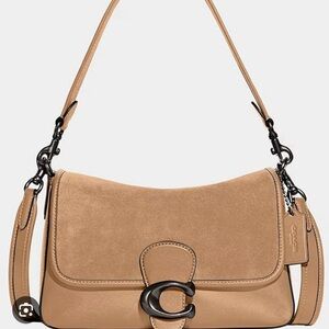 Brand New Never Used Coach Suede Soft Tabby in Toffee with Original Tags!!!!